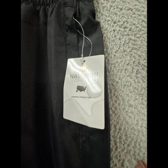 Naviskin Pants Medium Black Rain Wind Resistant Outdoor Camping Lined Thermal - Picture 9 of 12